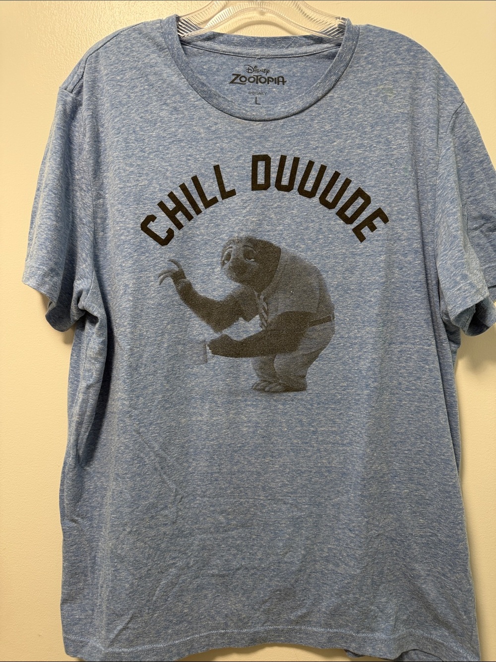 Disney Light Blue Zootopia 'Chill Duuude' Graphic Tee